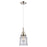Innovations Caden Canton 6" Cord Mini Pendant, PN/Seedy - 447-1P-PN-G184