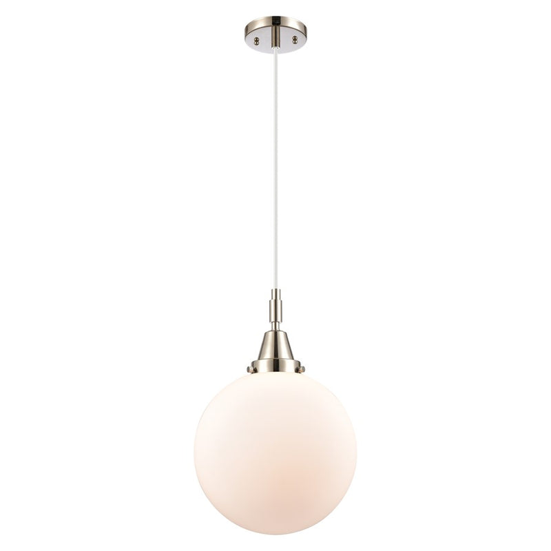 Innovations Caden Beacon 10" Cord Mini Pendant, PN/White