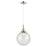 Innovations Caden Beacon 10" Cord Mini Pendant, PN/Seedy - 447-1P-PN-G204-10