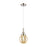 Innovations Caden Beacon 1Lt 6" Cord Mini Pendant, PN/Mercury - 447-1P-PN-G208-6