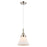 Innovations Caden Cone 8" Cord Mini Pendant, PN/White - 447-1P-PN-G41
