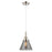 Innovations Caden Cone 8" Cord Mini Pendant, PN/Smoke - 447-1P-PN-G43