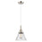 Innovations Caden Cone 8" Cord Mini Pendant, PN/Seedy - 447-1P-PN-G44