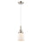 Innovations Caden Bell 5" Cord Mini Pendant, PN/White - 447-1P-PN-G51