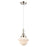 Innovations Caden Oxford 7" Cord Mini Pendant, PN/White - 447-1P-PN-G531