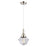 Innovations Caden Oxford 7" Cord Mini Pendant, PN/Clear - 447-1P-PN-G532