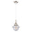 Innovations Caden Oxford 7" Cord Mini Pendant, PN/Seedy - 447-1P-PN-G534
