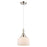 Innovations Caden Bell 8" Cord Mini Pendant, PN/White - 447-1P-PN-G71