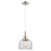 Innovations Caden Bell 8" Cord Mini Pendant, PN/Clear - 447-1P-PN-G72
