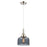 Innovations Caden Bell 8" Cord Mini Pendant, PN/Smoke - 447-1P-PN-G73