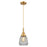 Innovations Caden Chatham 1Lt 7" Cord Mini Pendant, Gold/Clear - 447-1P-SG-G142