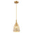 Innovations Caden Chatham 7" Cord Mini Pendant, Gold/Mercury - 447-1P-SG-G146