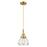 Innovations Caden Fulton 1Lt 7" Cord Mini Pendant, Gold/Clear - 447-1P-SG-G172