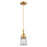 Innovations Caden Canton 1Lt 5" Cord Mini Pendant, Gold/Clear - 447-1P-SG-G182S