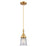 Innovations Caden Canton 1Lt 5" Cord Mini Pendant, Gold/Seedy - 447-1P-SG-G184S