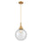Innovations Caden Beacon 10" Cord Mini Pendant, Gold/Seedy - 447-1P-SG-G204-10