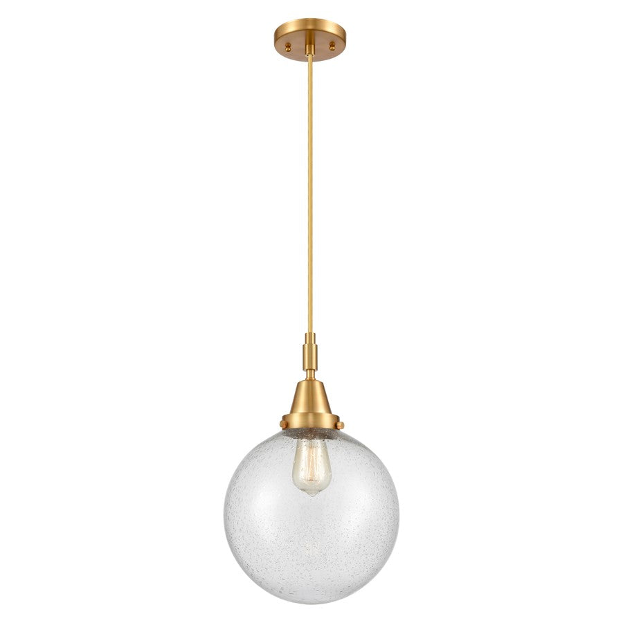 Innovations Caden Beacon 10" Cord Mini Pendant, Gold/Seedy - 447-1P-SG-G204-10