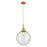 Innovations Caden Beacon 12" Cord Mini Pendant, Gold/Seedy - 447-1P-SG-G204-12