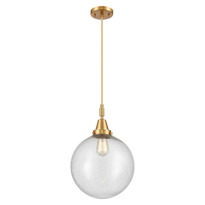 Innovations Caden Beacon 12" Cord Mini Pendant, Gold/Seedy - 447-1P-SG-G204-12