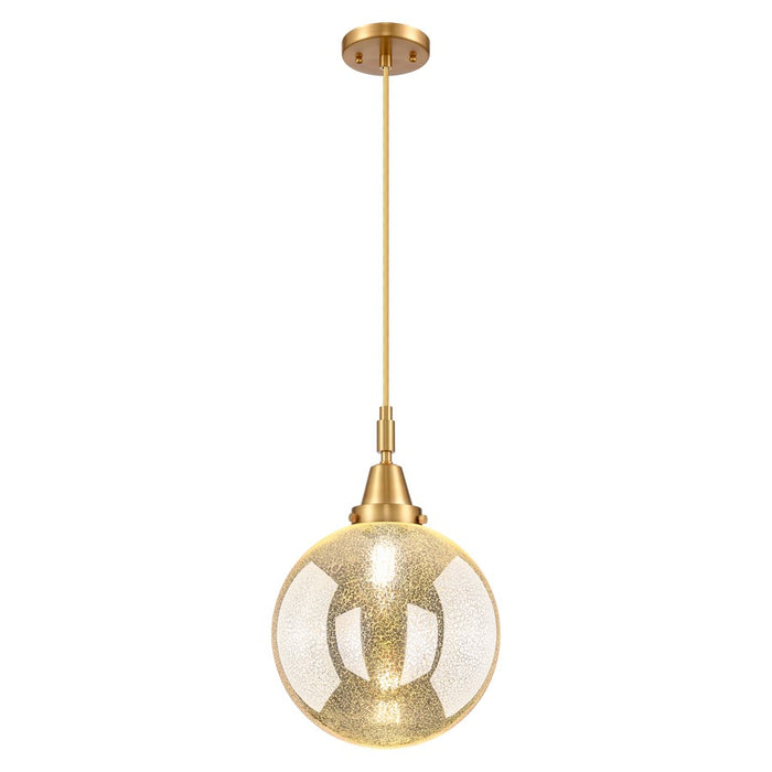 Innovations Caden Beacon 10" Cord Mini Pendant, Gold/Mercury - 447-1P-SG-G208-10