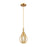 Innovations Caden Beacon 1Lt 6" Cord Mini Pendant, GD/MC - 447-1P-SG-G208-6