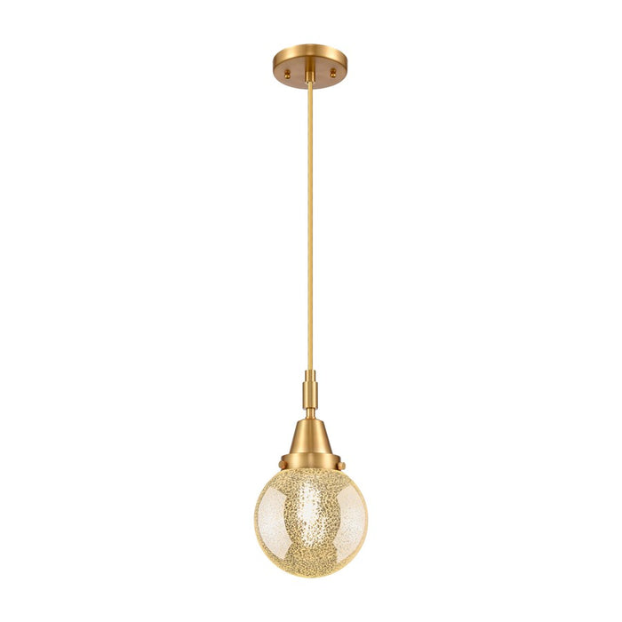 Innovations Caden Beacon 1Lt 6" Cord Mini Pendant, GD/MC - 447-1P-SG-G208-6