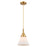 Innovations Caden Cone 1Lt 8" Cord Mini Pendant, Gold/White - 447-1P-SG-G41
