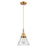 Innovations Caden Cone 1Lt 8" Cord Mini Pendant, Gold/Seedy - 447-1P-SG-G44