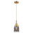 Innovations Caden Bell 1Lt 5" Cord Mini Pendant, Gold/Smoke - 447-1P-SG-G53