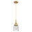 Innovations Caden Bell 1Lt 5" Cord Mini Pendant, Gold/Seedy - 447-1P-SG-G54