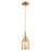 Innovations Caden Bell 1Lt 5" Cord Mini Pendant, Gold/Silver - 447-1P-SG-G58