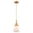 Innovations Caden Cone 1Lt 6" Cord Mini Pendant, Gold/White - 447-1P-SG-G61