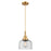Innovations Caden Bell 1Lt 8" Cord Mini Pendant, Gold/Seedy - 447-1P-SG-G74