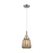 Innovations Caden Chatham 1Lt 7" Cord Mini Pendant, SN/MC - 447-1P-SN-G146