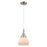 Innovations Caden Fulton 7" Cord Mini Pendant, SN/White - 447-1P-SN-G171