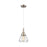 Innovations Caden Fulton 1Lt 7" Cord Mini Pendant, SN/Clear - 447-1P-SN-G172