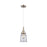Innovations Caden Canton 1Lt 6" Cord Mini Pendant, SN/Clear - 447-1P-SN-G182