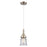 Innovations Caden Canton 5" Cord Mini Pendant, SN/Seedy