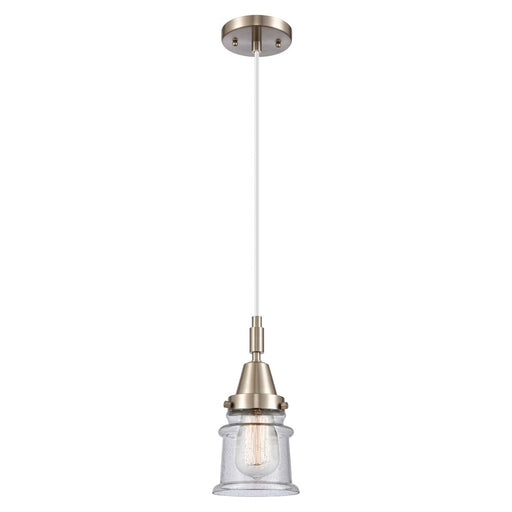 Innovations Caden Canton 5" Cord Mini Pendant, SN/Seedy