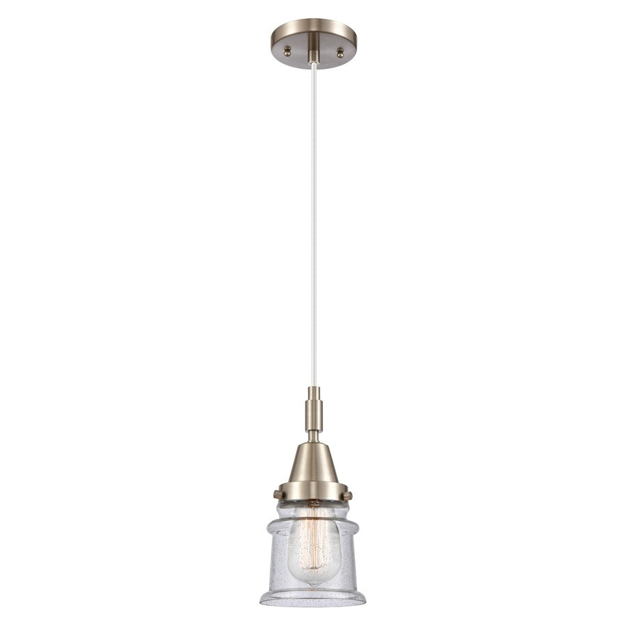 Innovations Caden Canton 5" Cord Mini Pendant, SN/Seedy