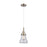 Innovations Caden Bellmont 1Lt 7" Cord Mini Pendant, SN/Clear - 447-1P-SN-G192