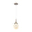 Innovations Caden Beacon 1Lt 6" Cord Mini Pendant, SN/White - 447-1P-SN-G201-6