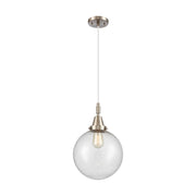 Innovations Caden Beacon 1Lt 10" Cord Mini Pendant, SN/Seed - 447-1P-SN-G204-10