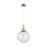 Innovations Caden Beacon 1Lt 10" Cord Mini Pendant, SN/Seed - 447-1P-SN-G204-10