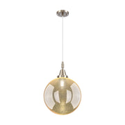 Innovations Caden Beacon 1Lt 12" Cord Mini Pendant, SN/MC - 447-1P-SN-G208-12