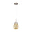 Innovations Caden Beacon 1Lt 6" Cord Mini Pendant, SN/Mercury - 447-1P-SN-G208-6