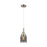 Innovations Caden Bell 1Lt 5" Cord Mini Pendant, SN/Smoke - 447-1P-SN-G53