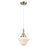 Innovations Caden Oxford 7" Cord Mini Pendant, SN/White - 447-1P-SN-G531