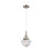 Innovations Caden Oxford 1Lt 7" Cord Mini Pendant, SN/Clear - 447-1P-SN-G532