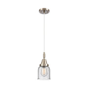 Innovations Caden Bell 1Lt 5" Cord Mini Pendant, SN/Seed - 447-1P-SN-G54